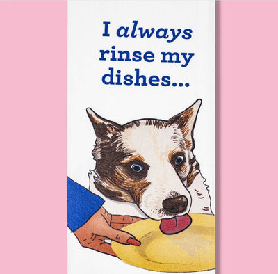 I always rinse my dishes