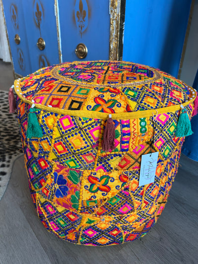 Khambadiya pouf home decor
