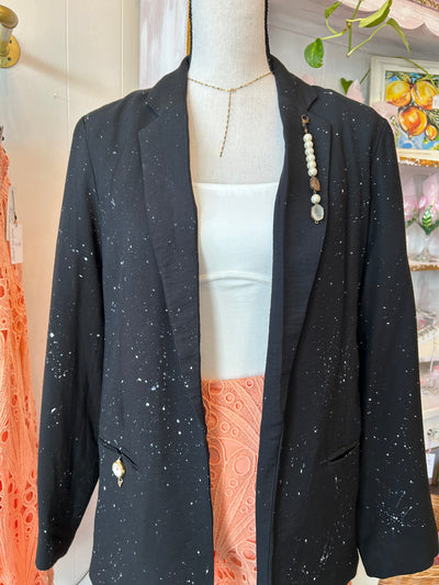 Black moon phase blazer