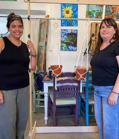 Macrame plant hanger class