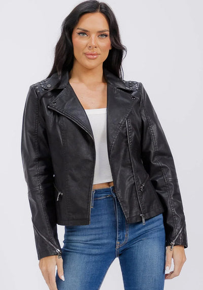 Studded black jacket