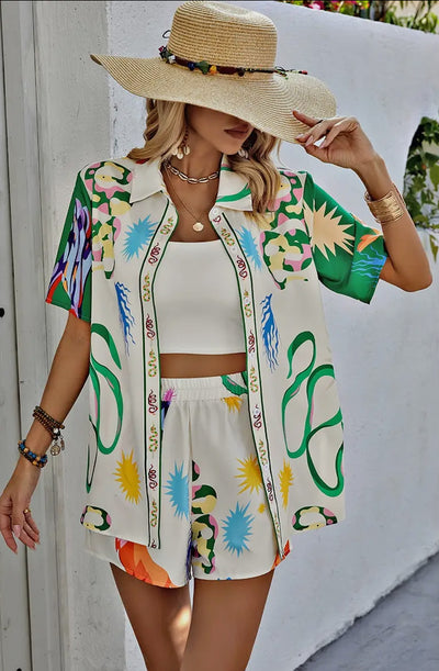 Two piece all over print set