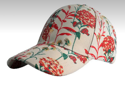 Dandelion red and gold hat