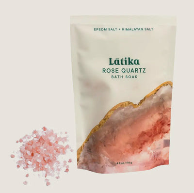 Latika Rose quartz bath soak