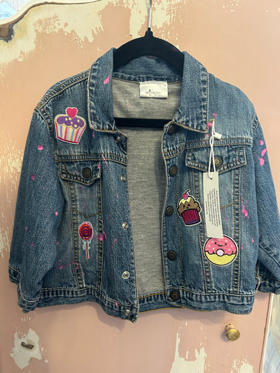 Kids cherry Jean jacket
