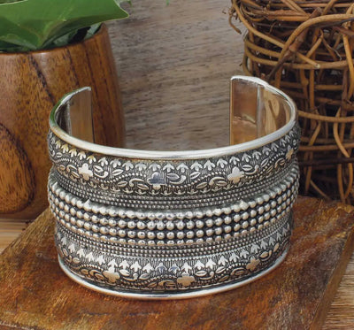 Bali cuff silver