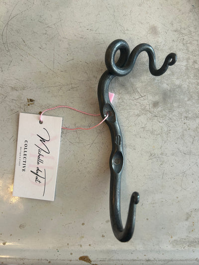 Cast iron twisted hook