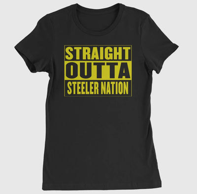 Straight Outta, Steeler nation, T-shirt