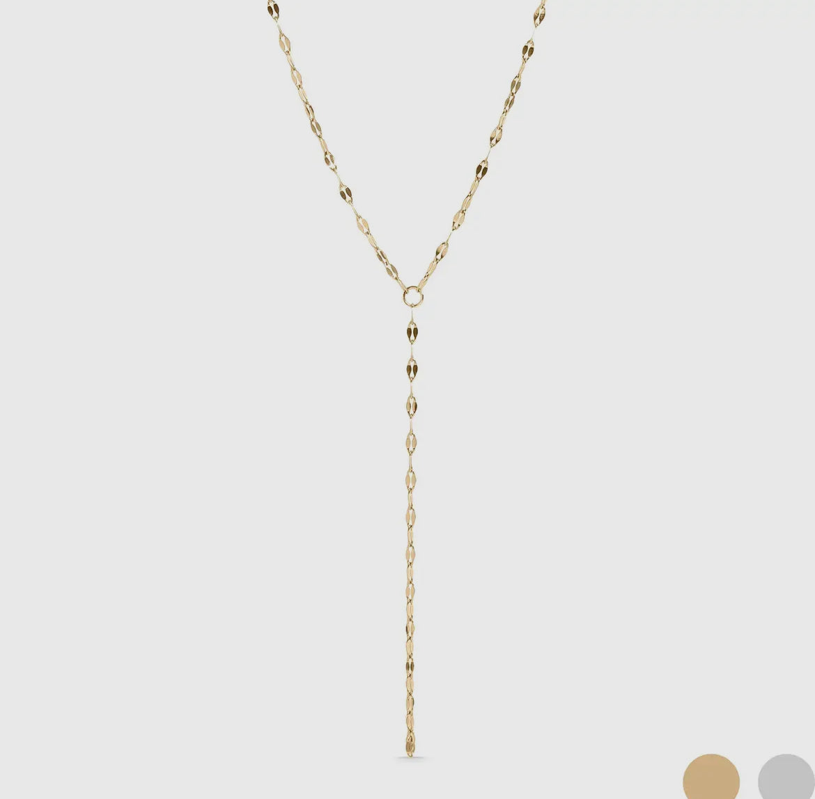 18K Gold stainless steel necklace
