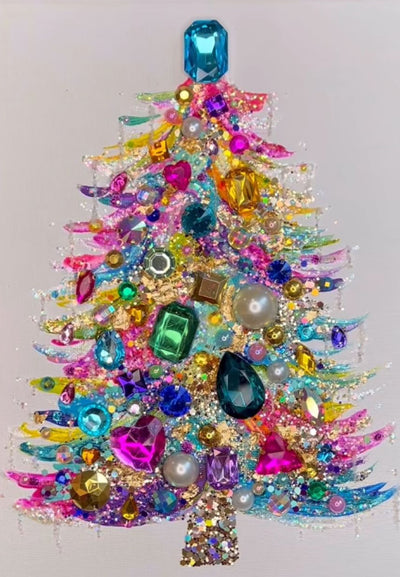 Bedazzled Christmas tree 12-19