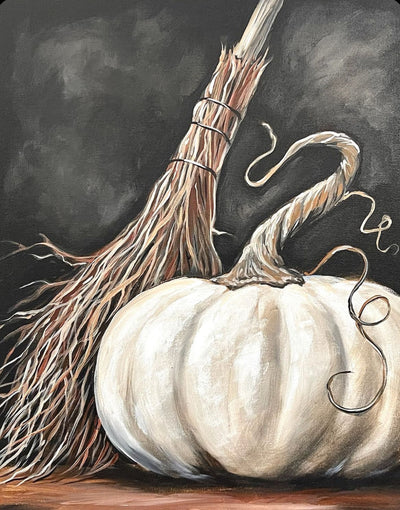 White pumpkin still life 9-27