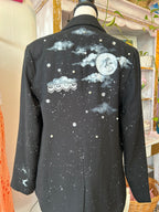 Black moon phase blazer