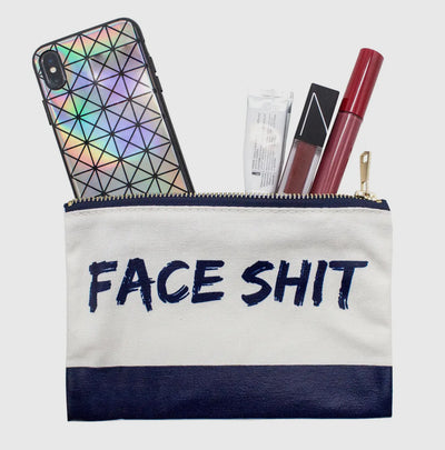 Face shit makeup bag
