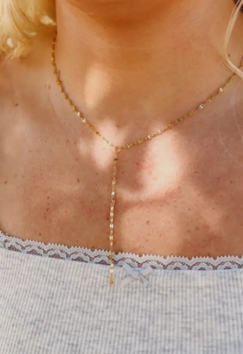 18K Gold stainless steel necklace
