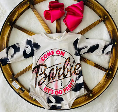 Come on Barbie let’s go party- baby onesie