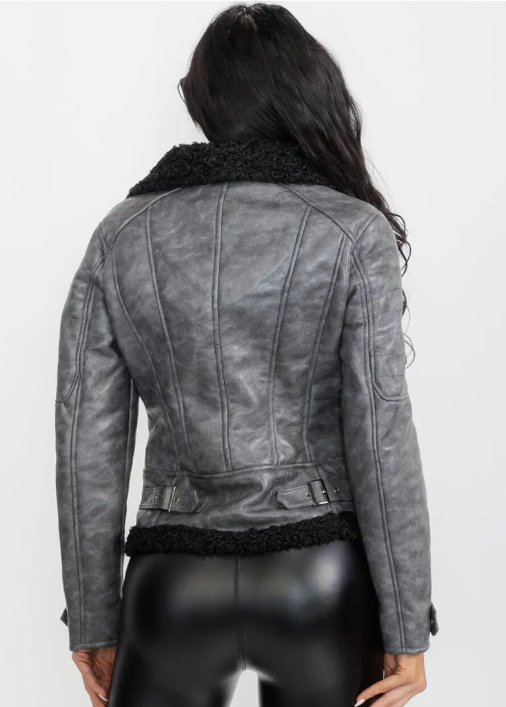 Sherpa black & grey jacket