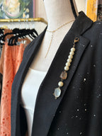 Black moon phase blazer