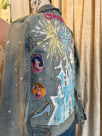 Custom ReTruth Jean Co. Hand painted Disney jacket