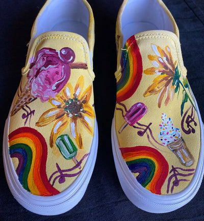 RETRUTH CUSTOM - painted Vans
