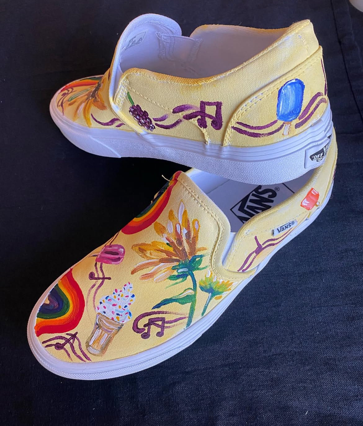 RETRUTH CUSTOM - painted Vans