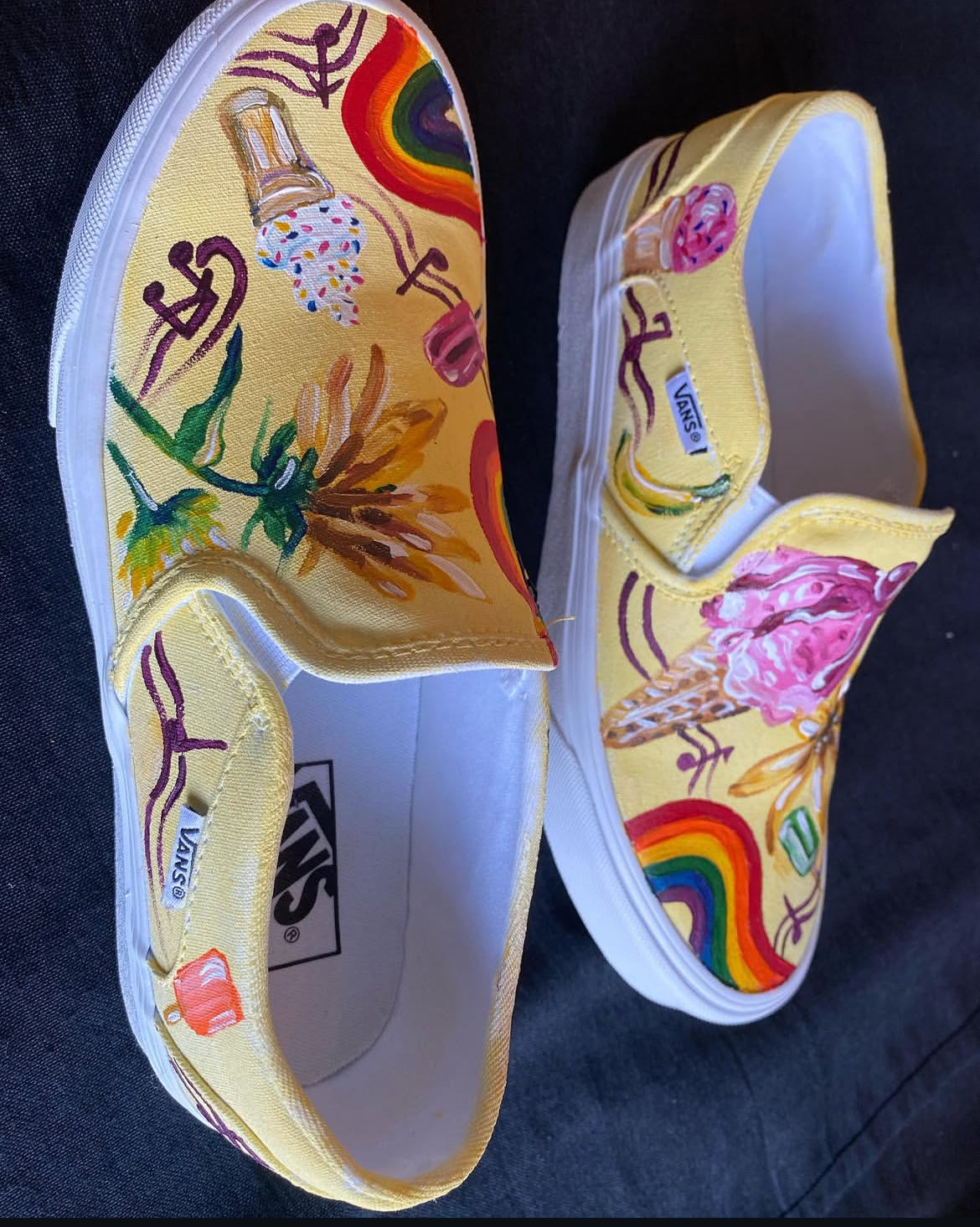 RETRUTH CUSTOM - painted Vans