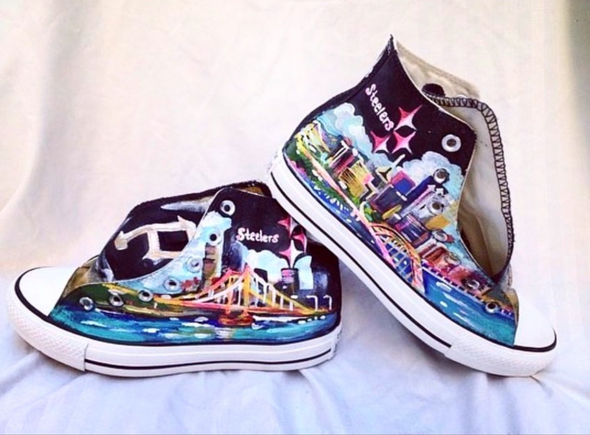 Pittsburgh city shoes - RETRUTH CUSTOM